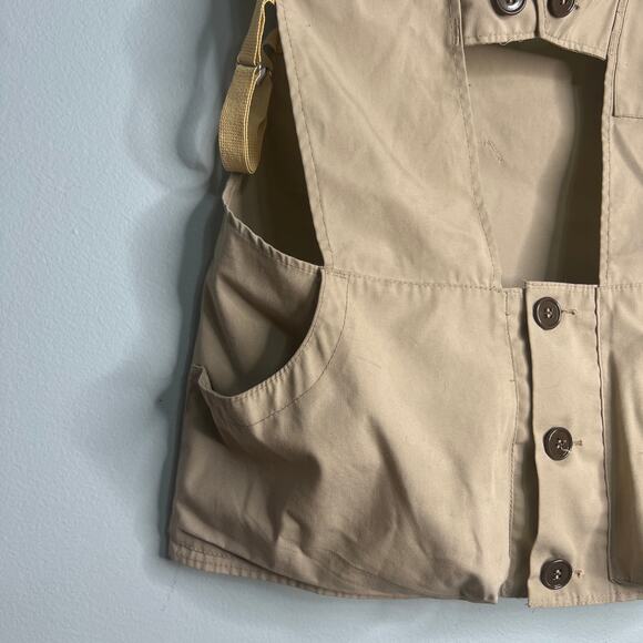 Vintage Americas Finest Sport Clothing 70s 10X Hunting Gilet Vest Size 38 Small - Picture 5 of 10